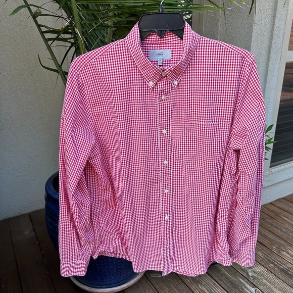JACK SPADE BLEEKER STREET Men's Red & White Check Shirt - XXL - Picture 2 of 8